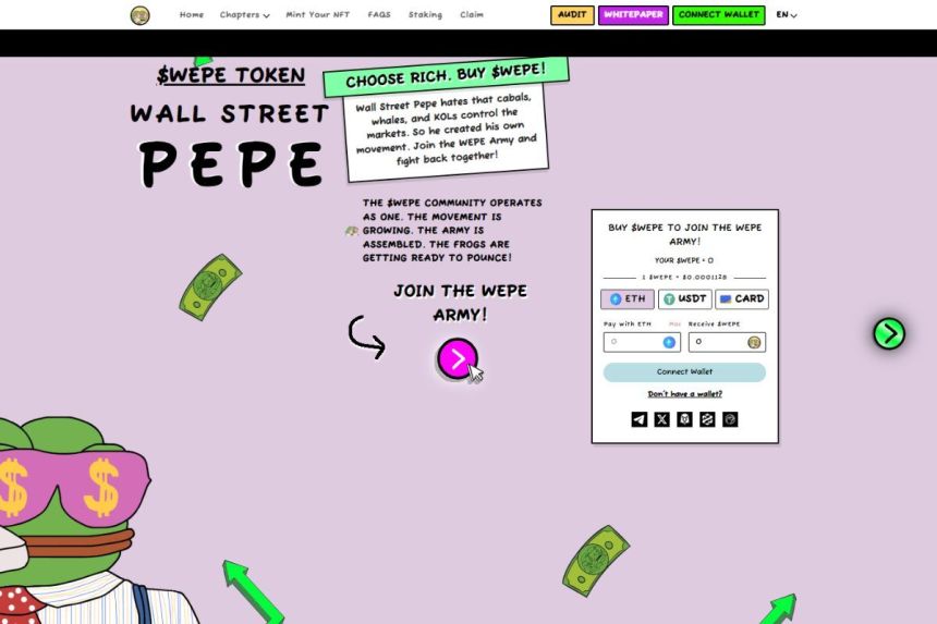 WEPE (6) meme coins