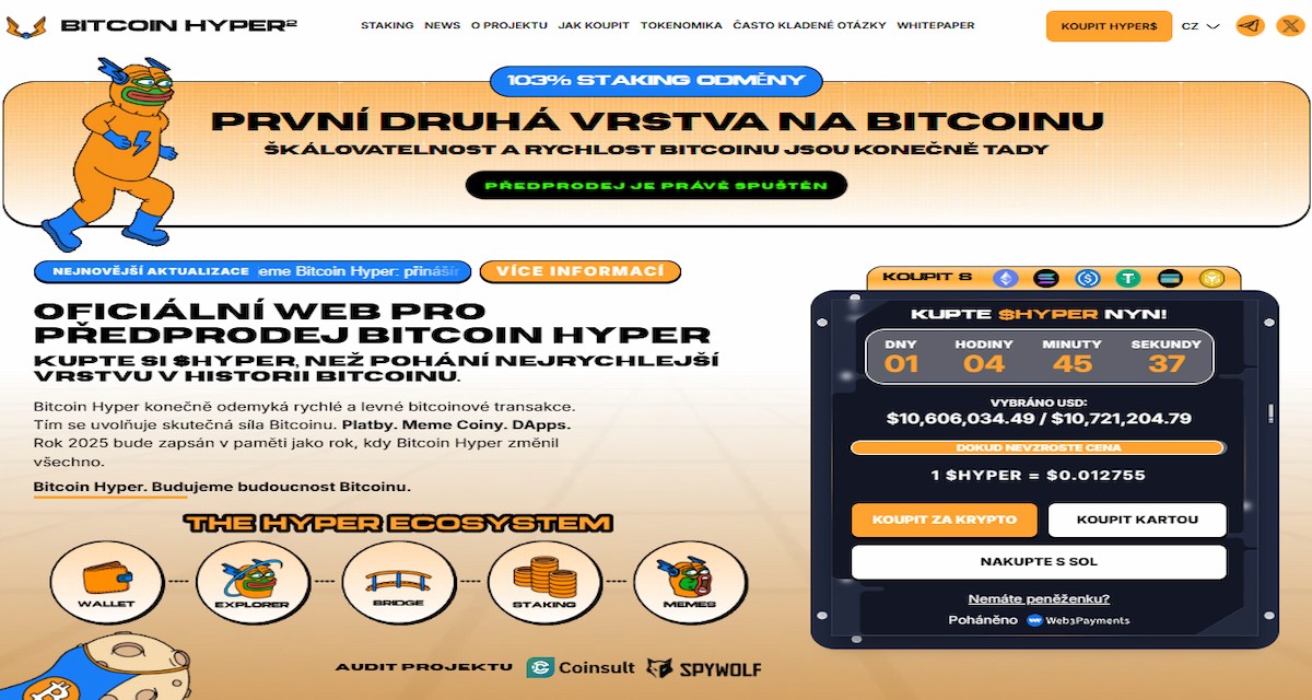 Bitcoin Hyper ($HYPER): AI-poháněná kryptoměna s reálnou užitečností