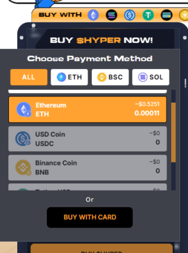 Buy Bitcoin Hyper.