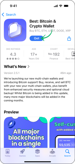 Instalirajte i postavite Best Wallet