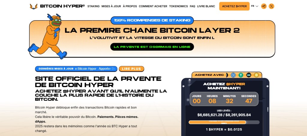 Bitcoin Hyper meilleure meme coin Solana sur layer 2 2025