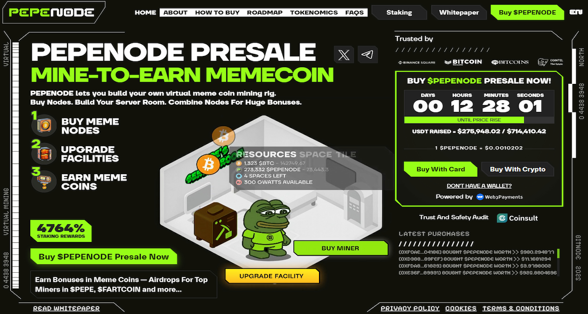 Šta je PEPENODE ($PEPENODE) i kako funkcioniše?