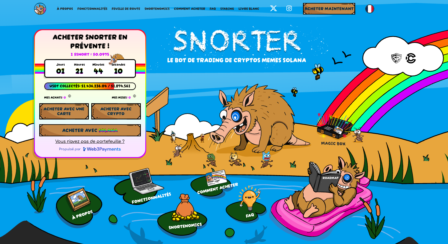 Snorter token nuevo trading bot IA