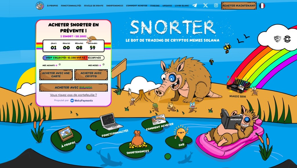 Snorter le trading bot IA des meme coins solana