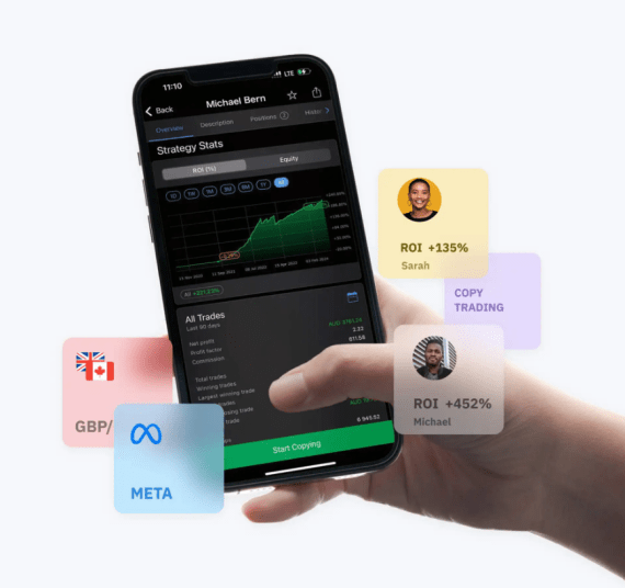 trading crypto leva finanziaria - interfaccia