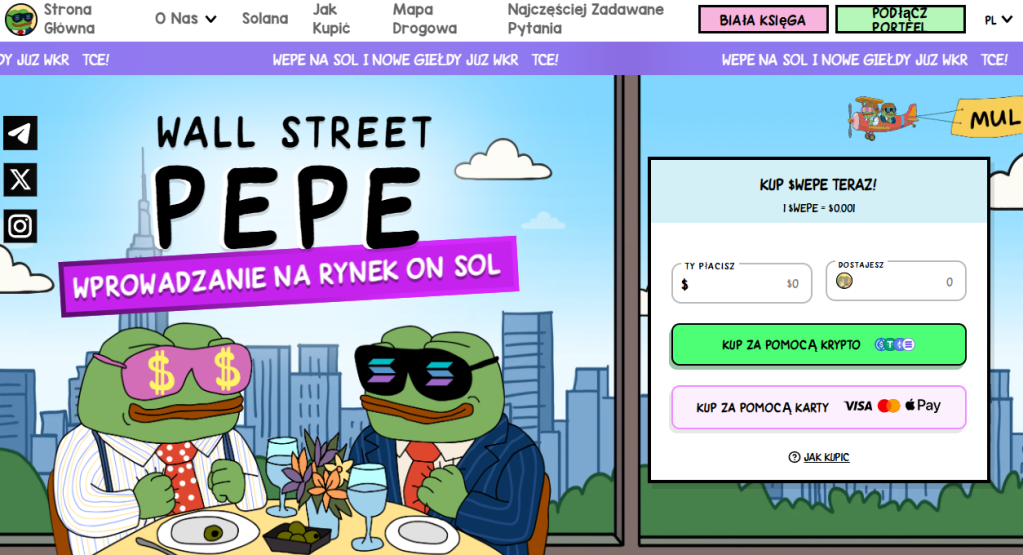WepeSol – token Pepe na Solanie