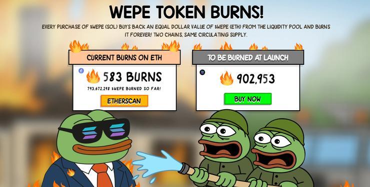Wall Street Pepe Wepe token