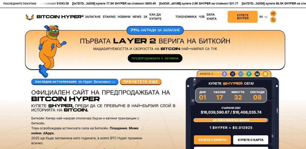 Bitcoin Hyper – скалиране на Биткойн със скоростта на Solana