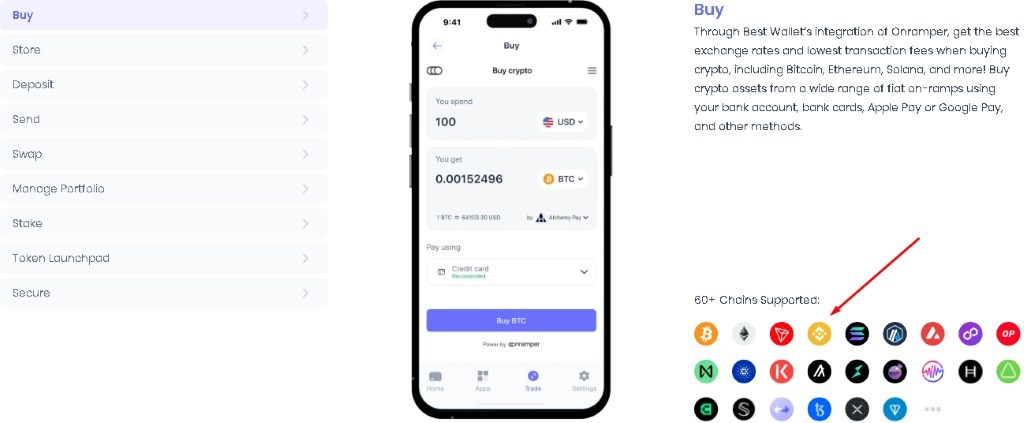 Kúpte Binance Coin (BNB) v aplikácii