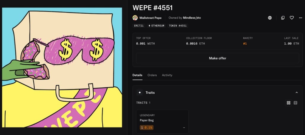 NFT колекцията, изградена от общността, надхвърля $33K продажби