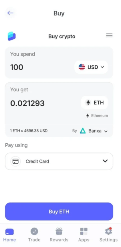 Nakupte kryptoměny na Best Wallet