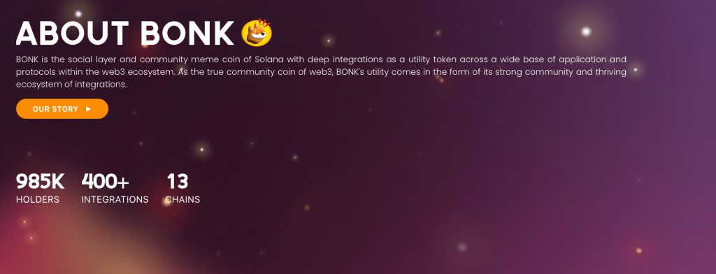 BONK - Solana meme coiny