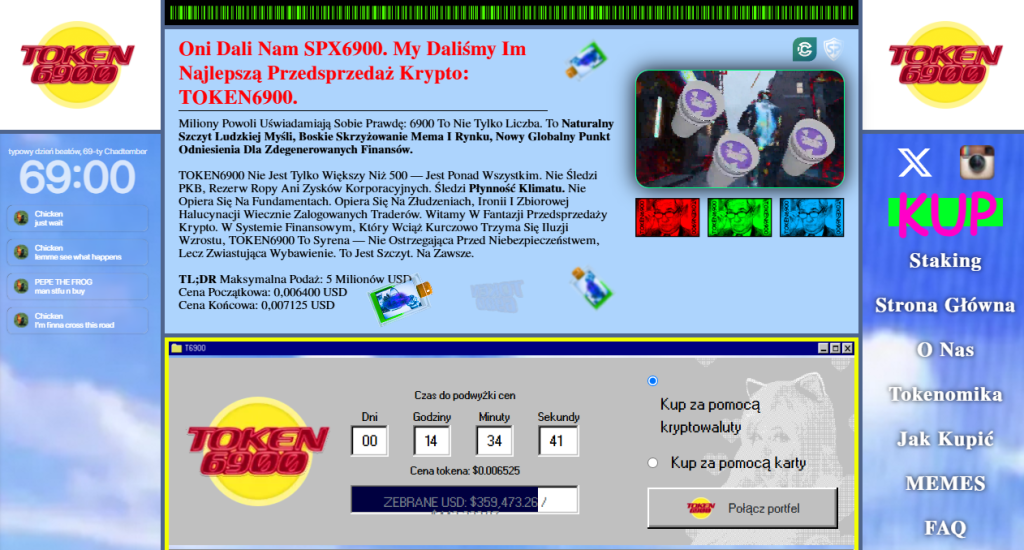 TOKEN6900 (T6900): Prekursor emisji tokenów zabezpieczonych
