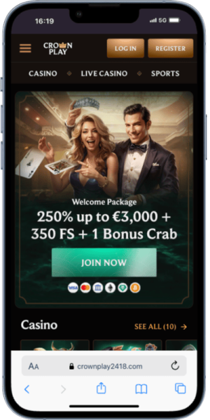 CrownPlay is one of the best payid casinos in australia with no hold-ups beyond the standard 1x playthrough