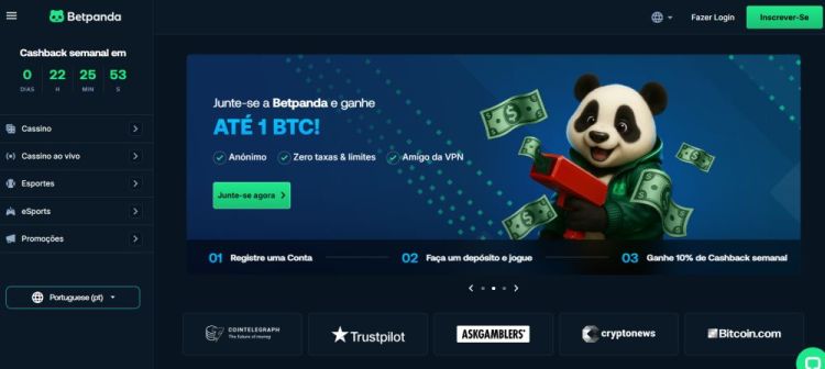 entre no betpanda para bónus de topo em Portugal