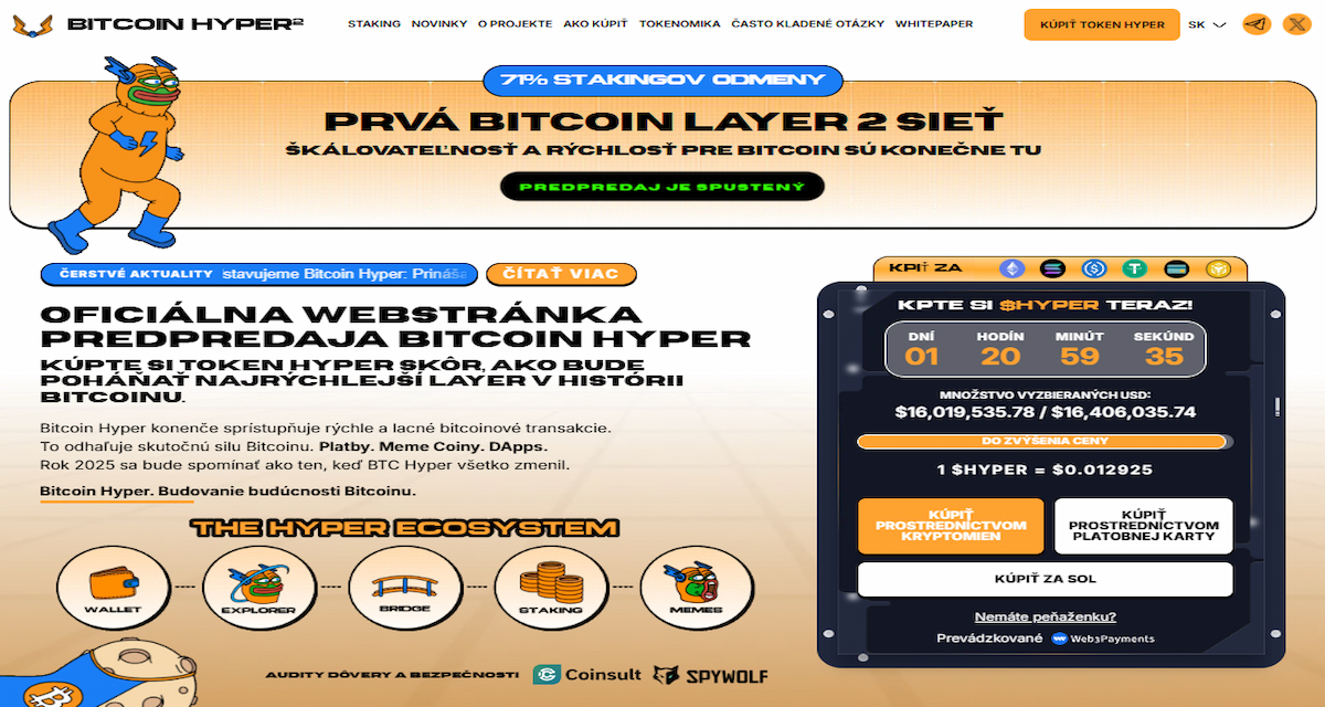Bitcoin Hyper – Layer-2 škálovanie s vysokou priepustnosťou