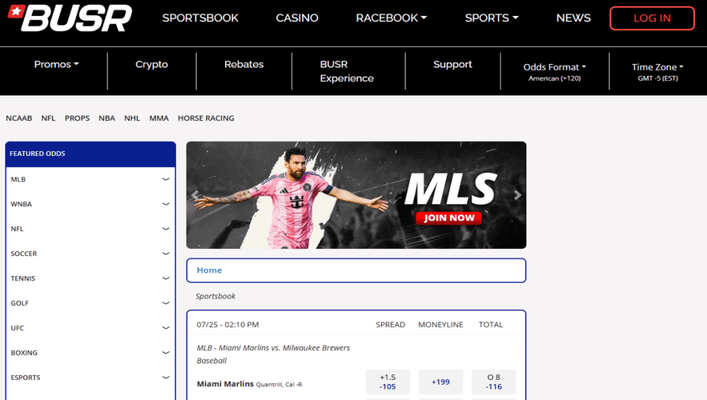 8. BUSR – Sports Betting Meets Casino Games