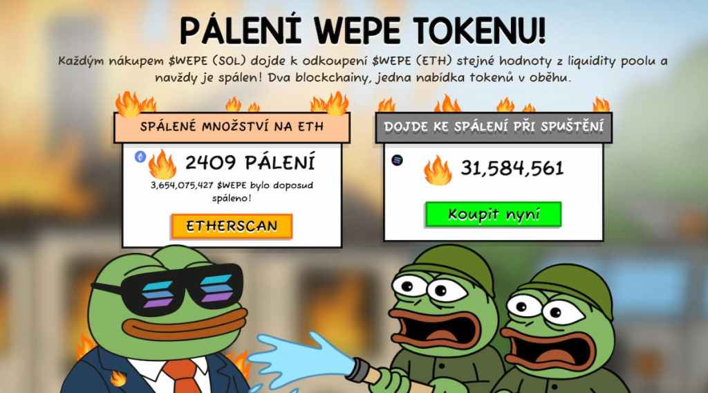 Rovnováha na dvou řetězcích díky spalování při přechodu na Solanu