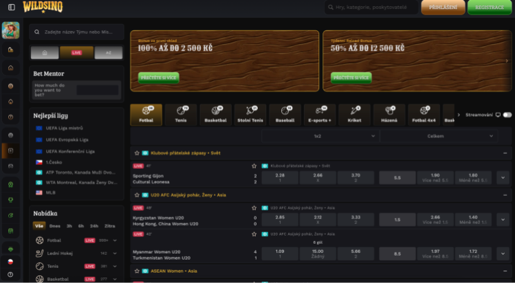 Možnosti sázení na Stonevegas zahraniční sázkové kanceláře