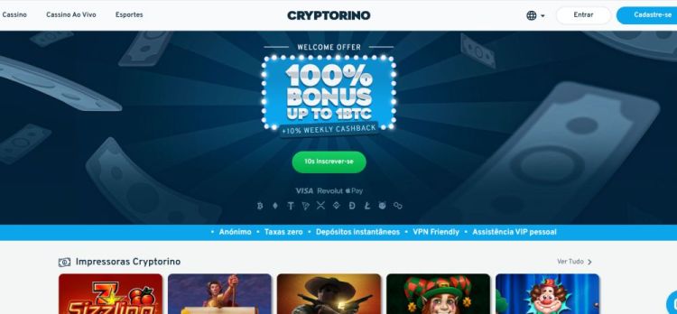 cassinos online na cryptorino