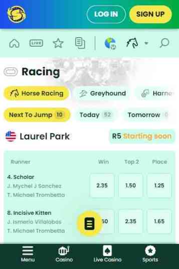 競馬ブックメーカーのサンバスロット