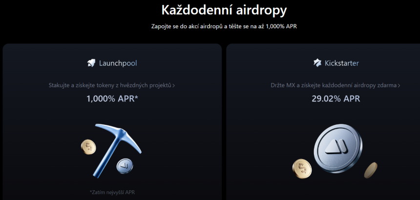 Airdrops en MEXC