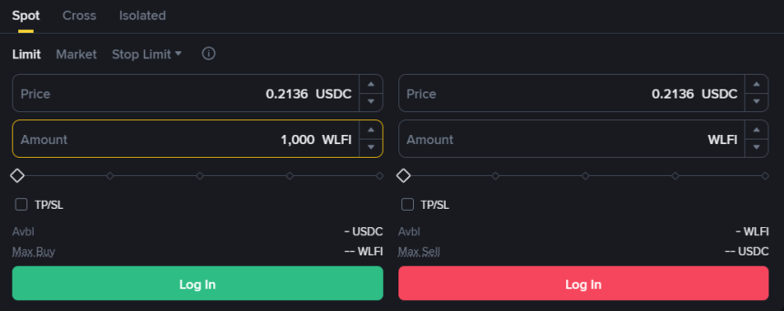 Nákup tokenu na Binance