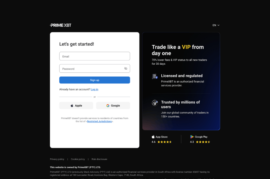 primexbt wallet