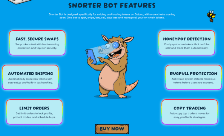 Snorter Bot features