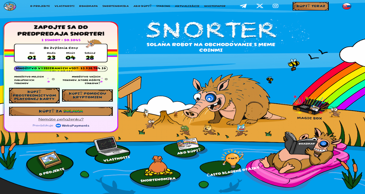 Snorter Token – obchodný bot s Telegram integráciou