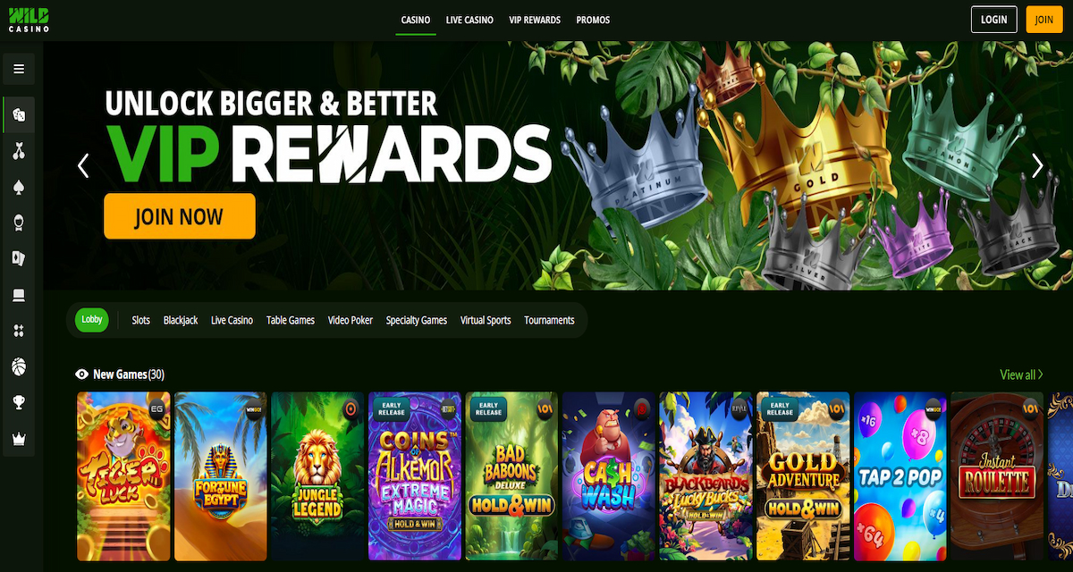 Wild.io – Crypto-first casino with fast withdrawals