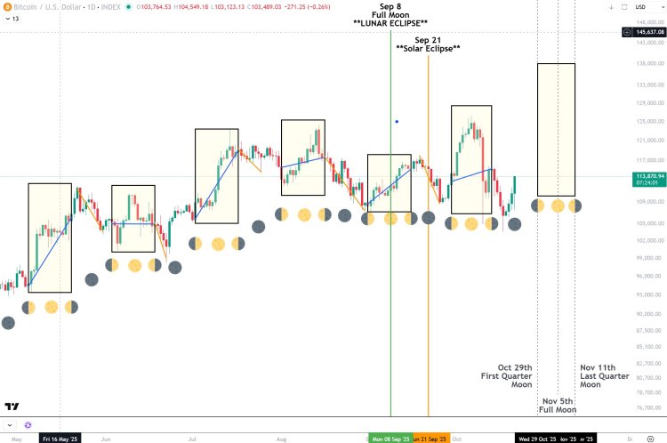 Bitcoin price moon