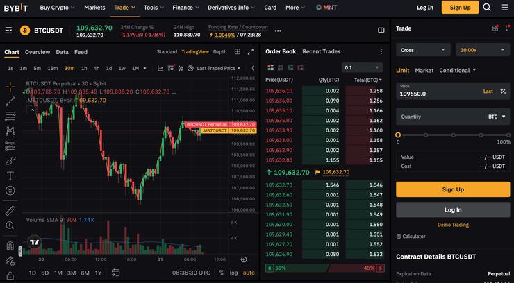 ByBit platforma na leverage trading finančná páka