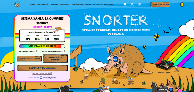 Snorter Token - 7 zile au rămas în presale