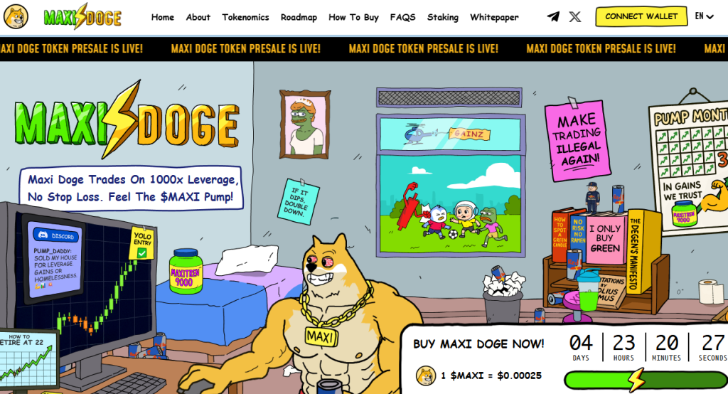 Maxi Doge (MAXI): Podržan od strane Binancea