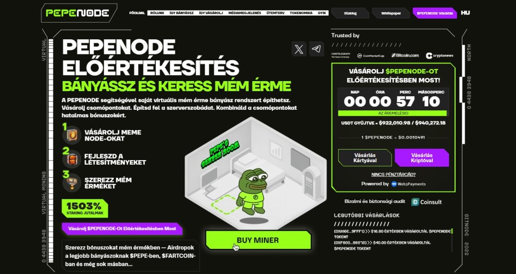 3. Pepenode (PEPE)