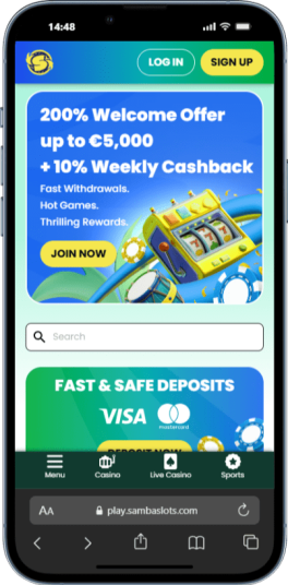 Fast Payout Casino in South Africa - Samba Slots