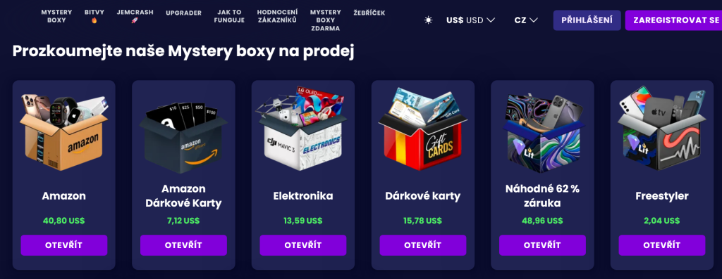 amazon mystery box recenze jemlit