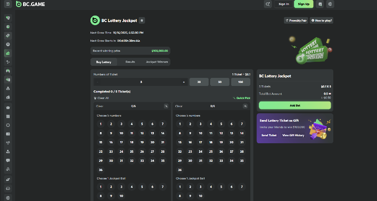 Specialūs BC.Game pasiūlymai ir loterijos