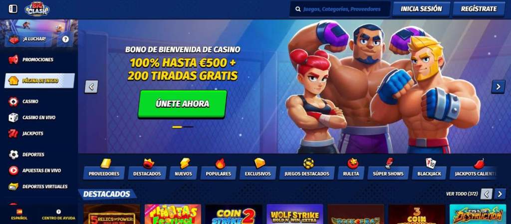 Big Clash es el mejor casino con app para ganar dinero real