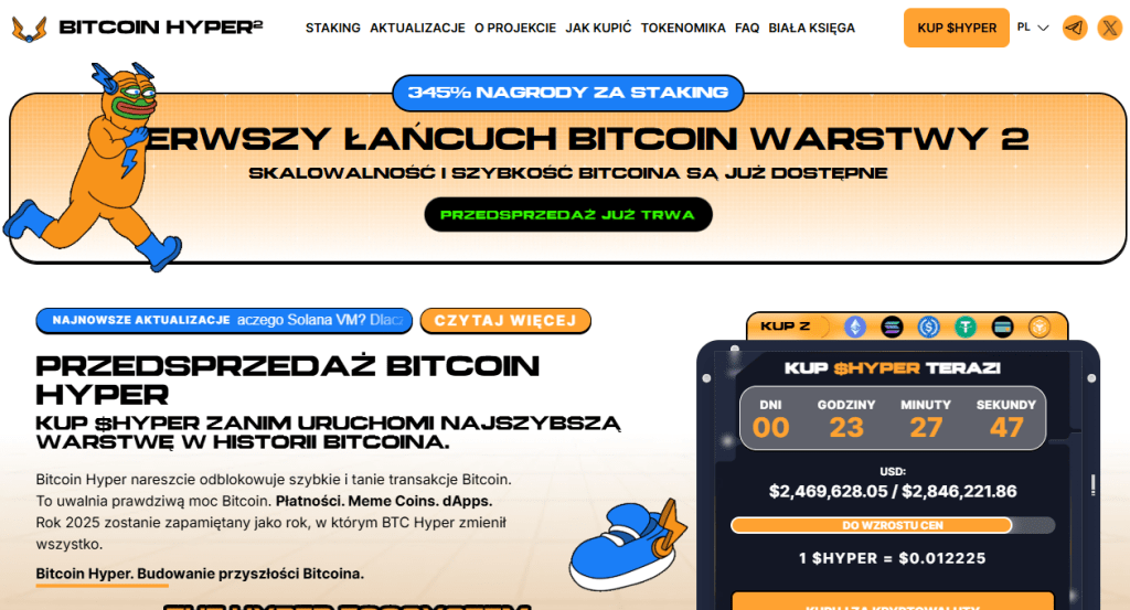 Bitcoin Hyper – sieć warstwy 2 Bitcoina zbudowana na maszynie wirtualnej SolanyBitcoin Hyper – sieć warstwy 2 Bitcoina zbudowana na maszynie wirtualnej Solany