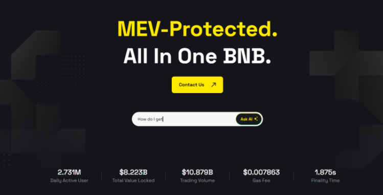 MEV protection with all-in-one BNB.