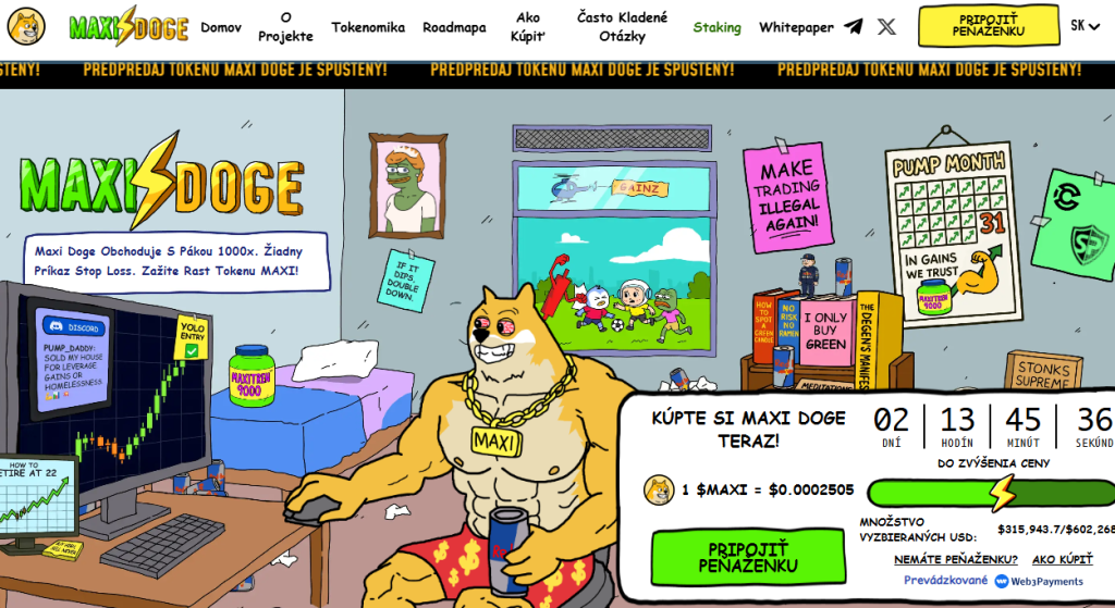 MaxiDoge stratégiai pozíciói