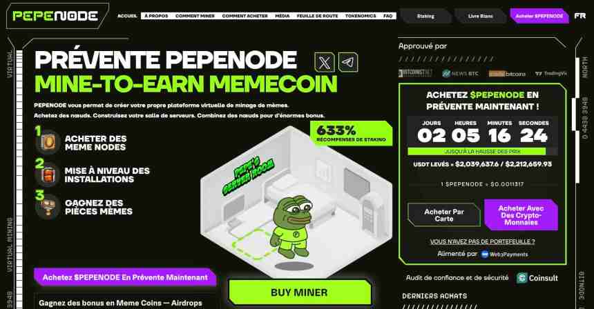 Acheter Pepenode en prévente