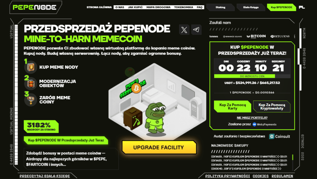 Pepenode (PEPE): Zaplecze dużych nazwisk