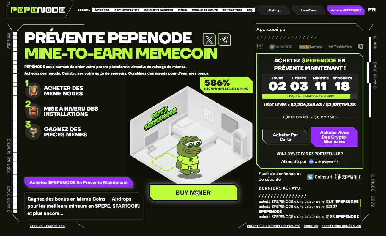 Acheter PepeNode