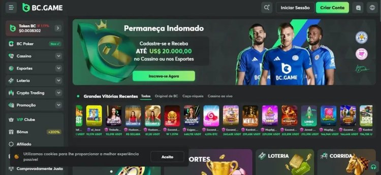 BC.Game: Biblioteca robusta de jogos de cassino