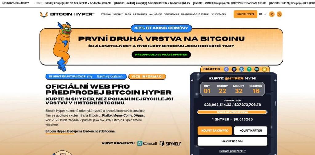 Bitcoin Hyper Nový favorit mezi Layer-2 projekty, který může přepsat pravidla hry