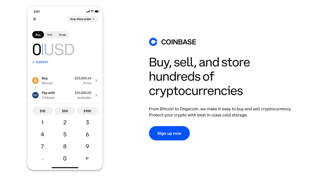 Burza Coinbase