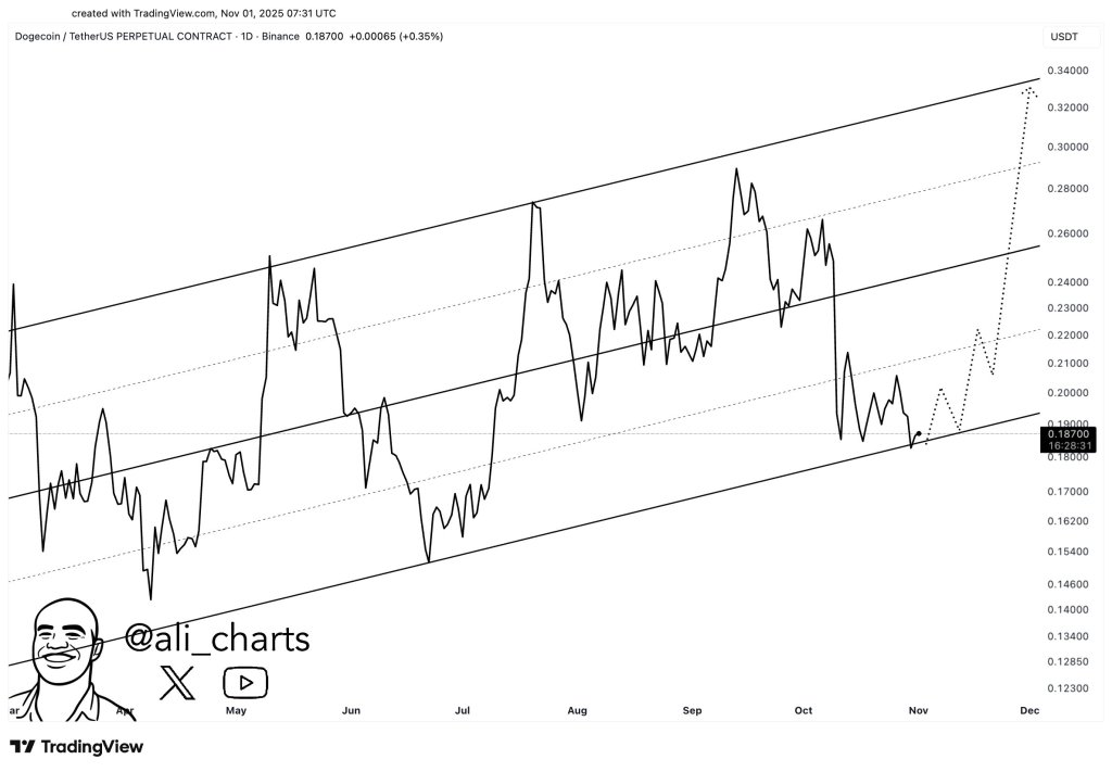 Dogecoin price analysis
